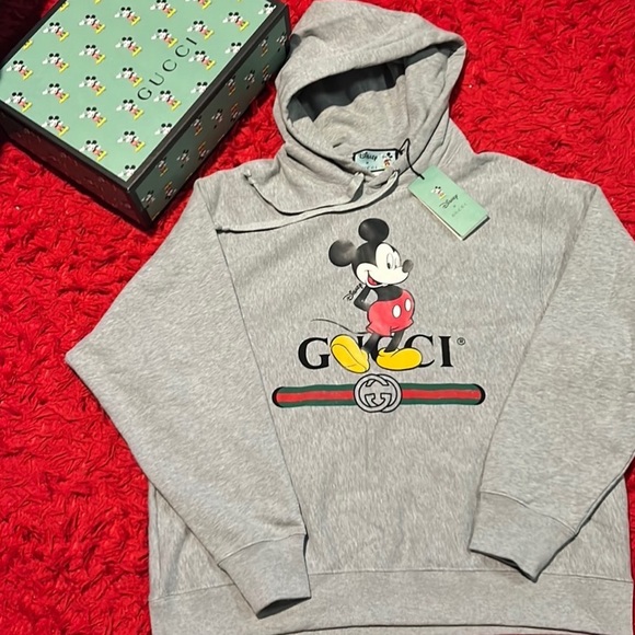 🦁 Gucci x Disney Mickey Mouse Embossed Logo Hoodie - Picture 14 of 14